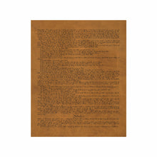 Load image into Gallery viewer, Leather U.S. Constitution Wall Hanging