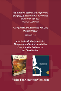 Maryland Constitution Abridged