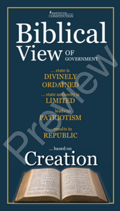 Biblical View of Government Poster (Digital Download)