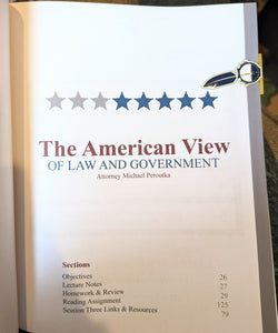 "The American View" Metal Bookmark