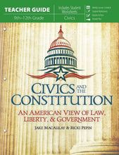 Load image into Gallery viewer, Civics and the Constitution (Homeschool Curriculum)