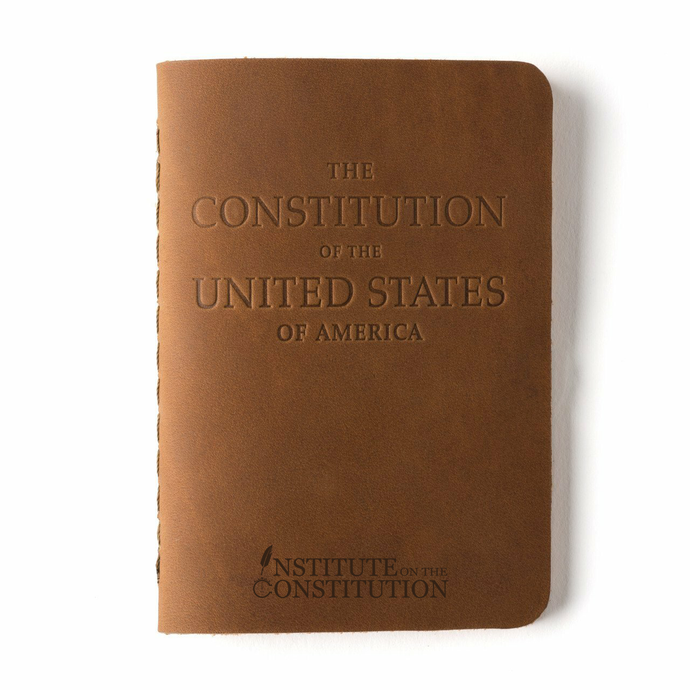 Leather Constitution Book