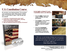 Load image into Gallery viewer, U.S. Constitution Course Promotional Flyer