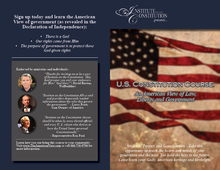 Load image into Gallery viewer, U.S. Constitution Course Promotional Flyer